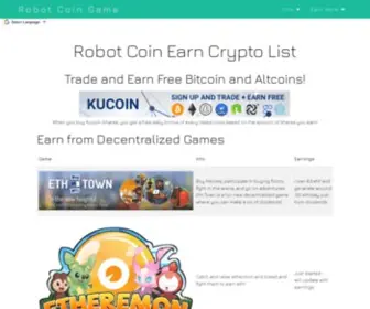 Robotcoingame.com(Bitcoin) Screenshot