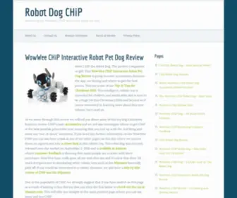 Robotdogchip.com(WowWee CHiP Interactive Robot Pet Dog Review) Screenshot