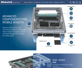 Roboteq.com(DC Motor Controllers) Screenshot