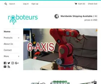 Roboteurs.com(Education Robots) Screenshot