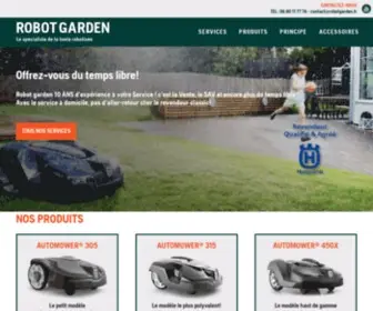 Robotgarden.fr(Robots tondeuse Vannes) Screenshot