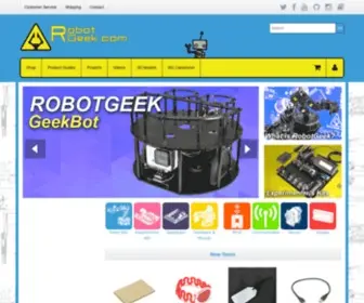 Robotgeek.com(Arduino robot) Screenshot