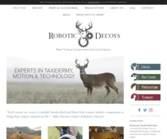 RobotiCDecoys.com(Robotic Decoys) Screenshot