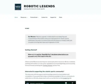 Roboticlegends.org(Robotic Legends) Screenshot