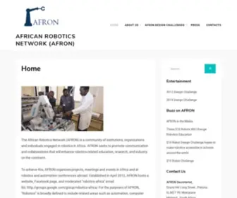 Robotics-Africa.org(African Robotics Network (AFRON)) Screenshot