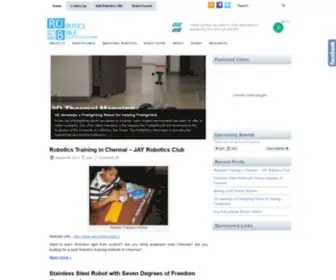 Roboticsbible.com(Projects, News, Videos, Books, Events, and more) Screenshot