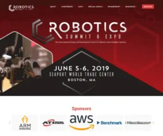Roboticssummit.com(Robotics Summit & Expo) Screenshot
