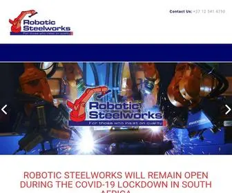 Roboticsteelworks.co.za(Robotic Steelworks) Screenshot