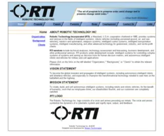 Robotictechnologyinc.com(Robotic Technology Inc) Screenshot
