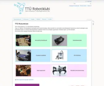 Robotiklubi.ee(TTÜ Robotiklubi) Screenshot