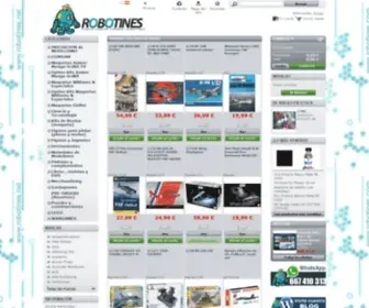 Robotines.com(Tienda) Screenshot
