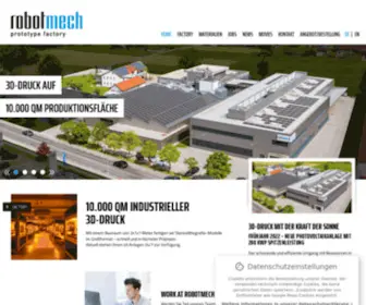 Robotmech.com(3D-Druck Dienstleistungen) Screenshot