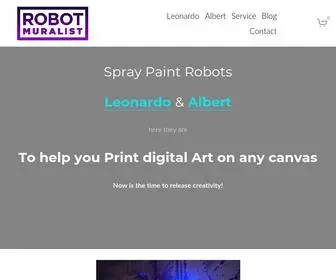 Robotmuralist.com(Print any design directly on a wall or canvas with Robot Muralist using spray paint. Robot Muralist) Screenshot