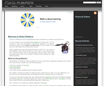 Robotplatform.com(Robot Platform) Screenshot