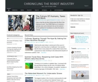 Robotrabbi.com(CHRONICLING THE ROBOT INDUSTRY) Screenshot