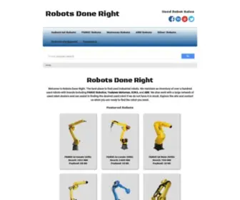 Robotsdoneright.com(Robots Done Right) Screenshot