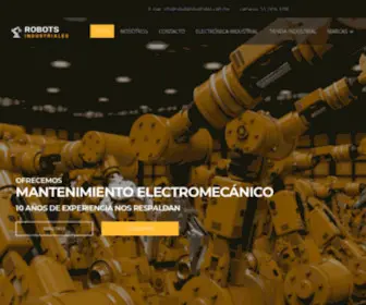 Robotsindustriales.com.mx(Mantenimiento y Soporte Industrial Robotico en Mexico) Screenshot