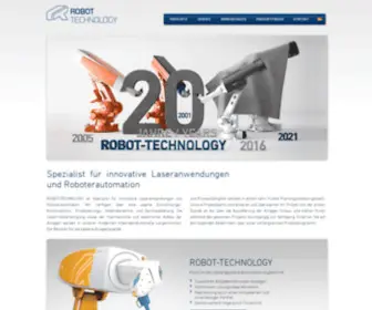 Robottechnology.de(Startseite) Screenshot