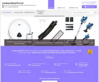 Robotvacuumcleaners.in(Cambium Retail Pvt Ltd) Screenshot