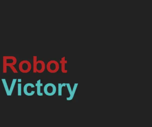 Robotvictory.com(This product) Screenshot