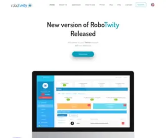 Robotwity.com(Increase your Twitter followers) Screenshot