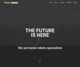 RobotWorld.com(We are selling robots for households and gardens) Screenshot