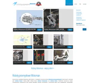 Robotymotoman.pl(Robot Motoman) Screenshot