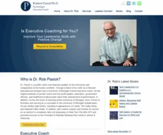 Robpasick.com(Executive Coach) Screenshot