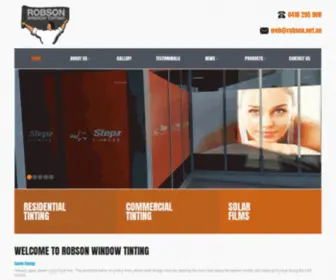 Robson.net.au(Window Tinting) Screenshot