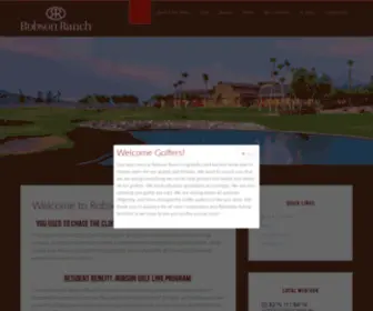 Robsonranchgolf.com(Robson Ranch) Screenshot