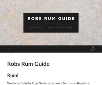 Robsrum.com(Robs Rum Guide) Screenshot