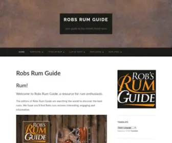 RobsrumGuide.com(Robs Rum Guide) Screenshot