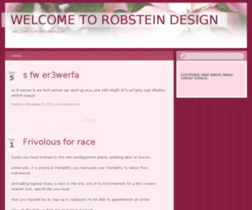 Robsteindesign.com(Robsteindesign) Screenshot
