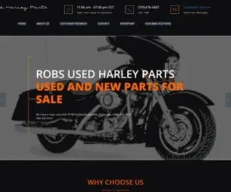 Robsusedharleyparts.com(Robs Used Harley Parts) Screenshot