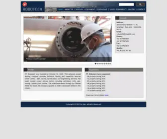 Robutech.com(Robutech adalah perusahaan pengujian teknis dan pelayanan inspeksi yang meliputi) Screenshot