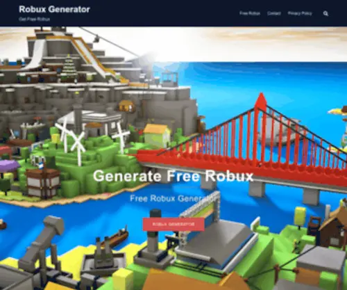 Robuxgeneratorroblox.com(Free Robux) Screenshot