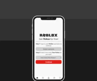 Robuxportal.com(Free Robux generator) Screenshot