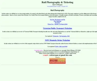 Robx1.net(Rail Photography & Ticketing) Screenshot