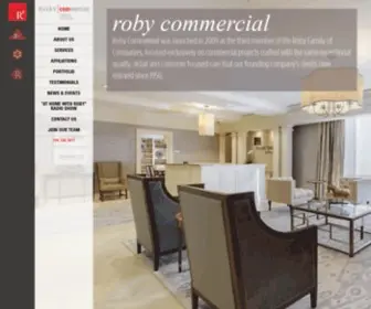 Robycommercial.com(Licensed Commercial Contractor in Charlotte) Screenshot