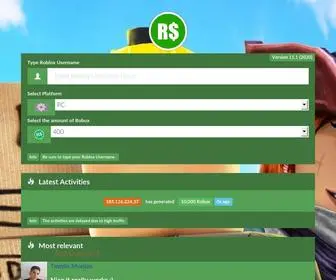 Robyoc.online(New Roblox Robux hack) Screenshot