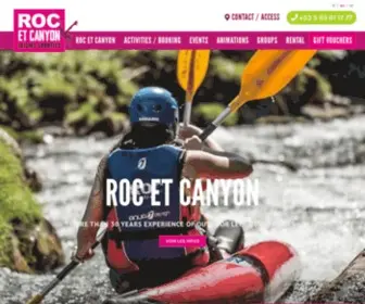 Roc-ET-Canyon.com(Activités) Screenshot