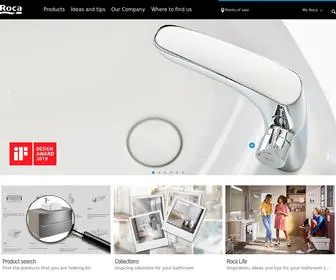 Roca.com(Roca Bathrooms) Screenshot