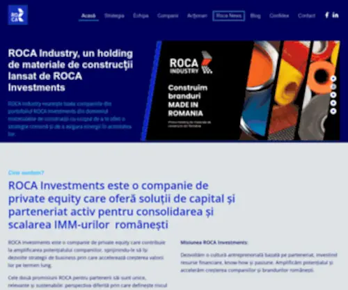 Rocainvestments.ro(ROCA Investments) Screenshot