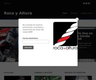 Rocayaltura.co(Roca y Altura) Screenshot