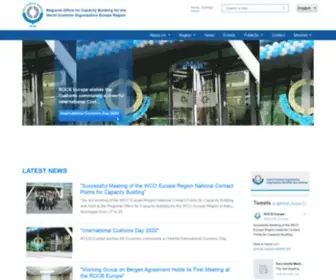 Rocb-Europe.org(Regional Office for Capacity Building for the World Customs Organization Europe Region) Screenshot