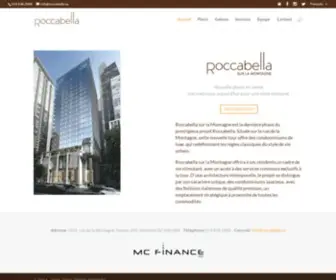 Roccabella.ca(Condominiums de Luxe Montréal Québec) Screenshot