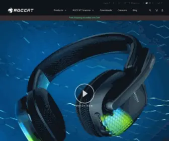 Roccat.com(ROCCAT®) Screenshot