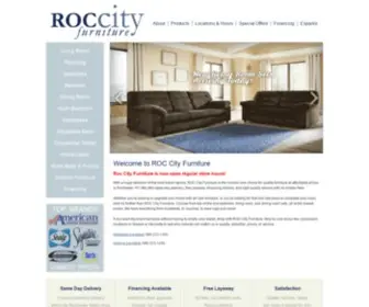 Roccityfurniture.com(ROC City Furniture) Screenshot