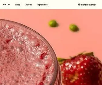 Rocco.shop(Chef-crafted, simple, honest, superfood supplements) Screenshot