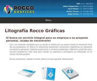 Roccograficas.com(Litografía Rocco Gráficas) Screenshot